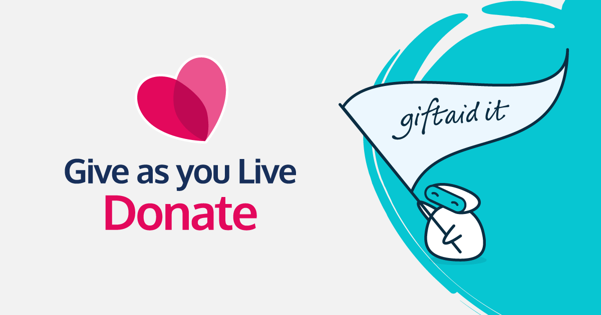 Swiftaid and Give as you Live logos